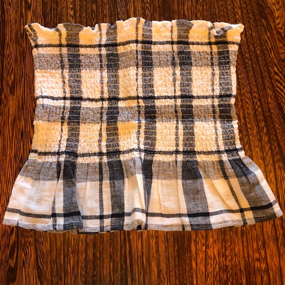 Black and white American Eagle tube top - Picture 3 of 3